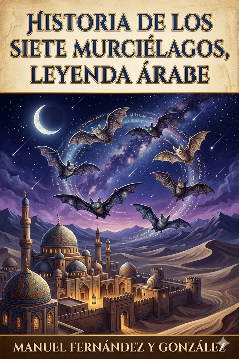 Portada: Historia de los siete murciélagos, leyenda árabe