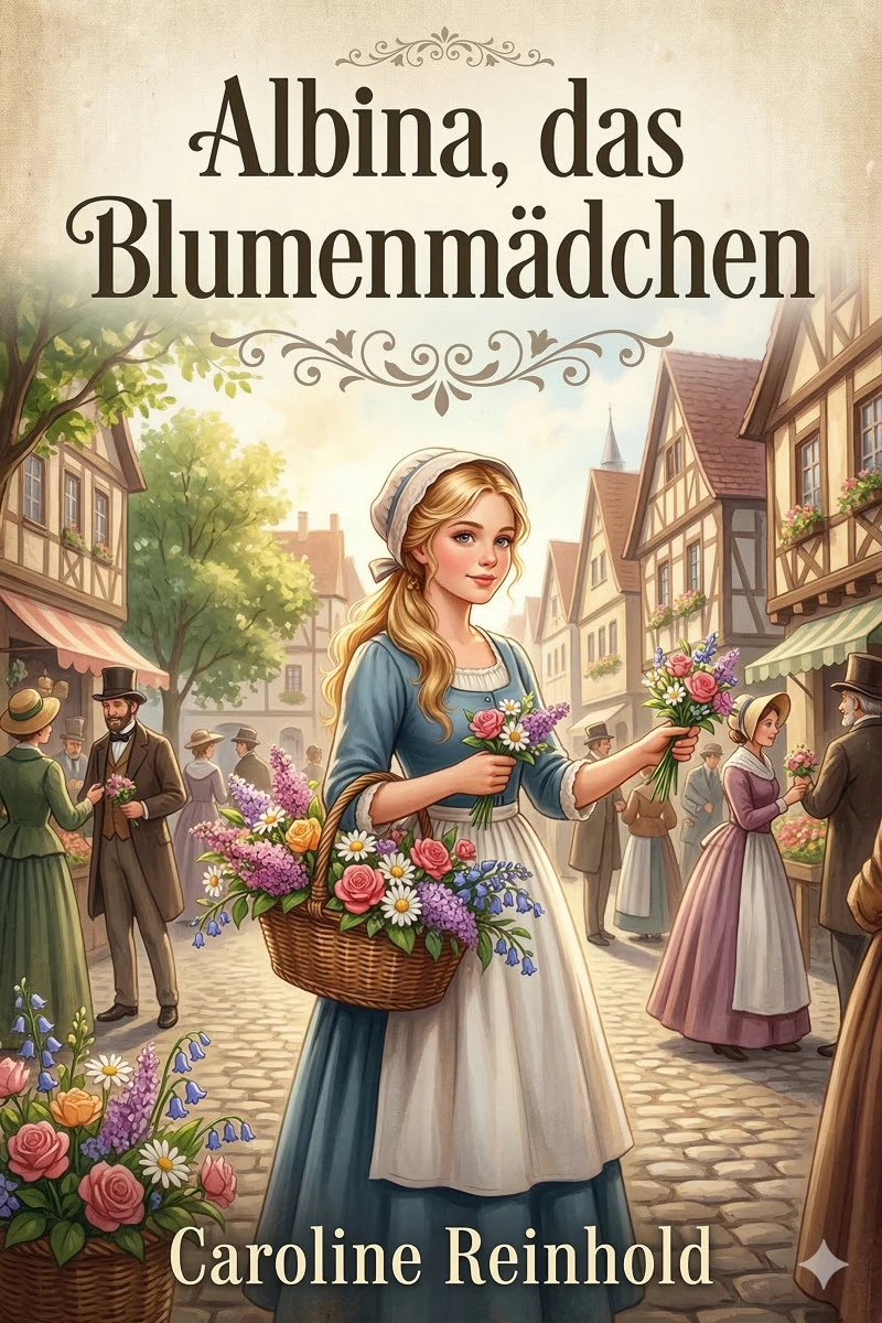 Portada: Albina, das Blumenmädchen