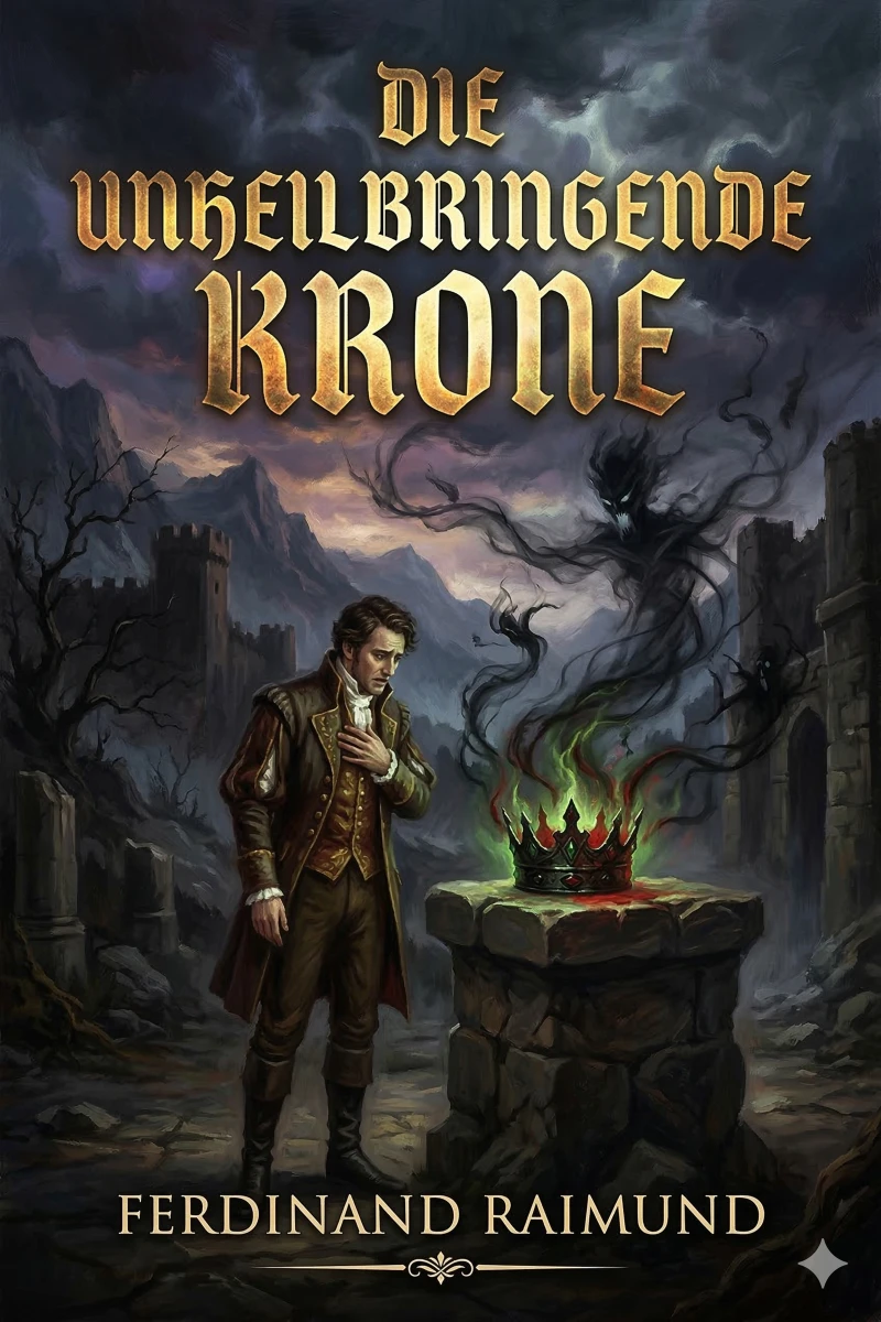 Portada: Die unheilbringende Krone / (oder König ohne Reich, Held ohne Mut, Schönheit ohne Jugend)