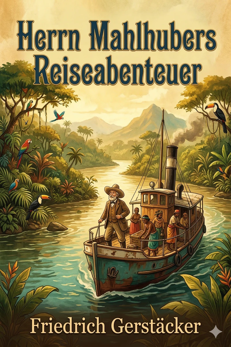 Portada: Herrn Mahlhubers Reiseabenteuer