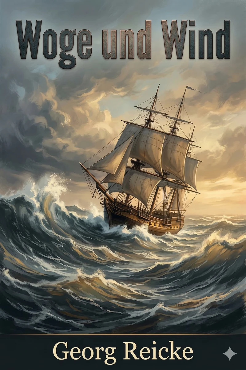 Portada: Woge und Wind: Eine Strandnovelle in Versen