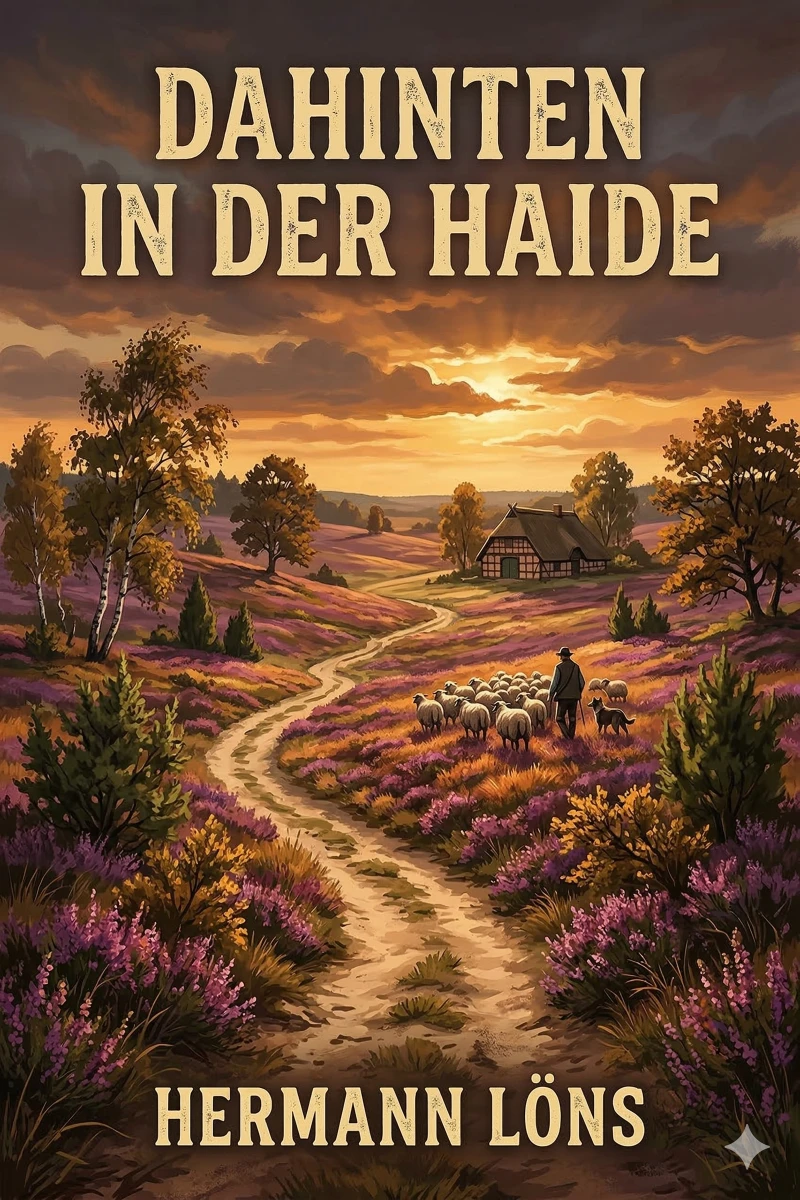 Portada: Dahinten in der Haide: Roman