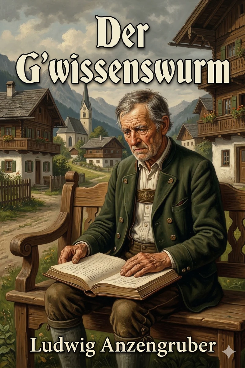 Portada: Der G'wissenswurm: Bauernkomödie in drei Akten