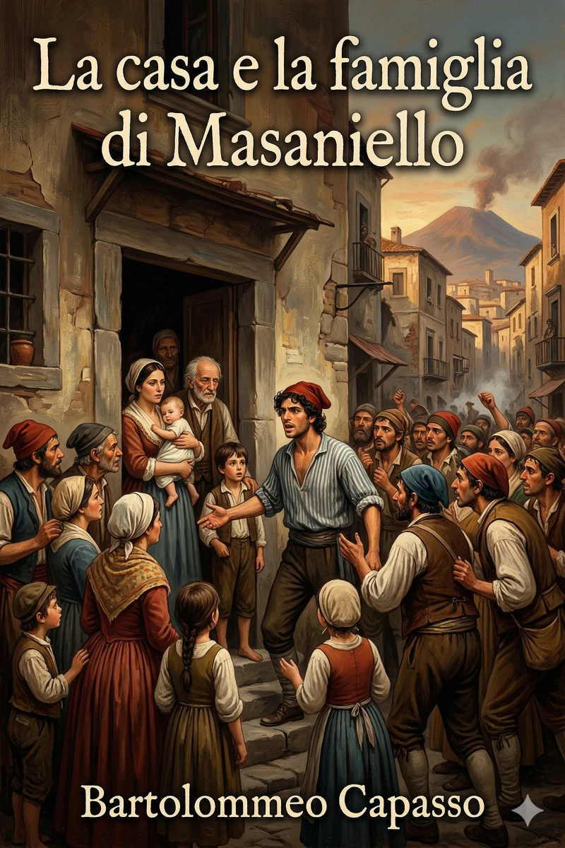 Portada: La casa e la famiglia di Masaniello / Ricordi della storia e della vita Napolitana nel Secolo XVII