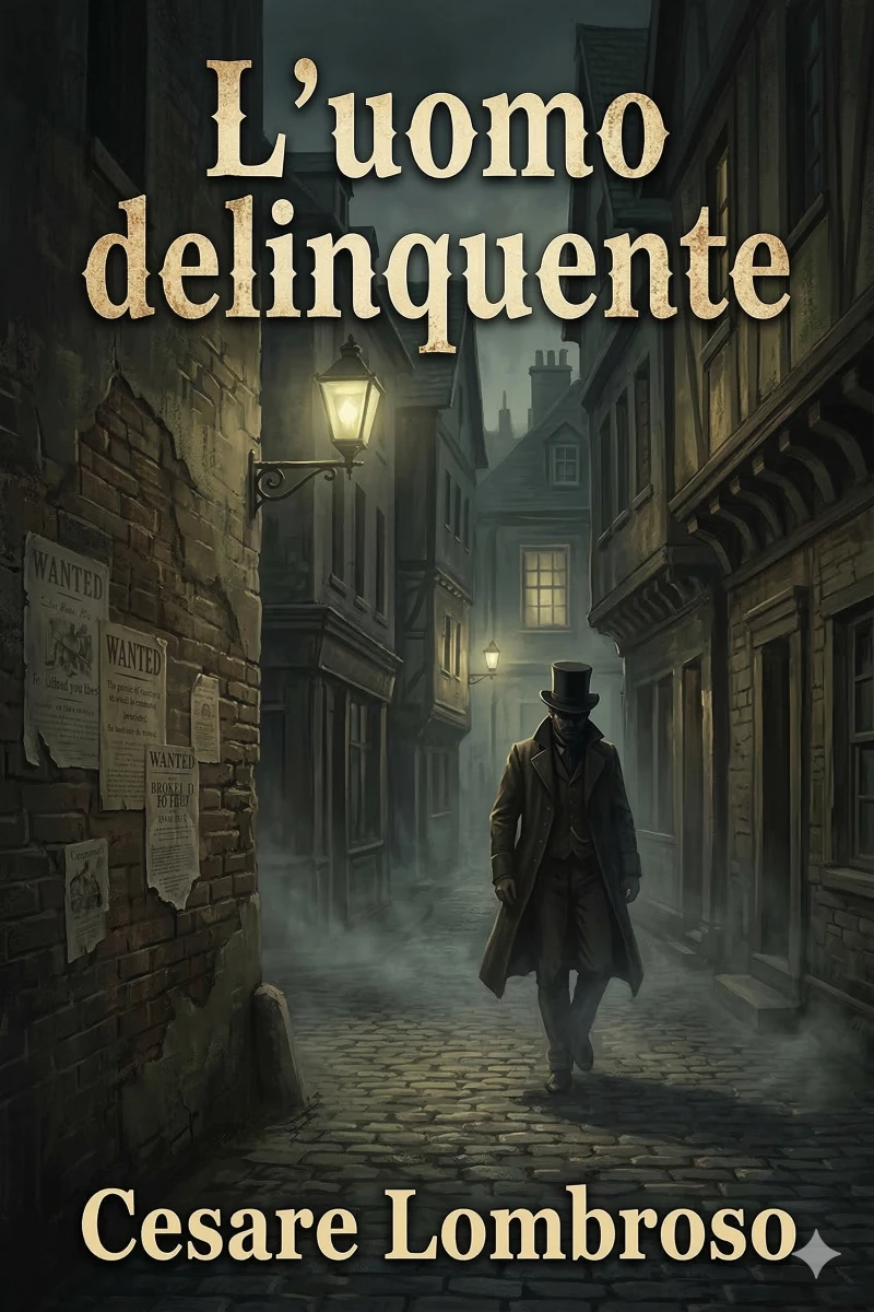 Portada: L'uomo delinquente / in rapporto all'antropologia, alla giurisprudenza ed alla psichiatria (Cause e rimedi)
