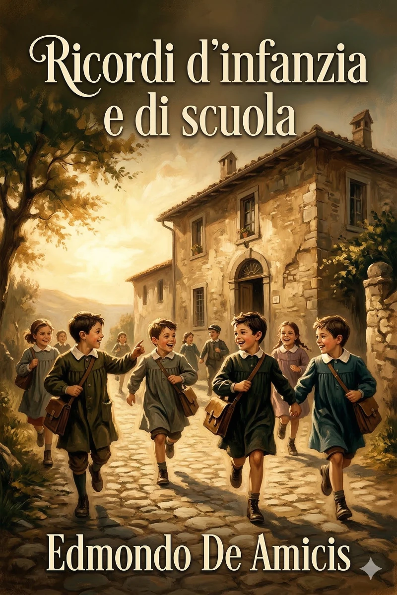 Portada: Ricordi d'infanzia e di scuola / seguìti da Bambole e marionette, Gente minima, Piccoli studenti, Adolescenti, Due di spade e due di cuori
