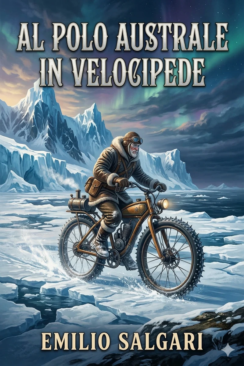 Portada: Al polo australe in velocipede