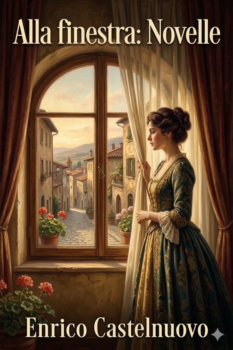 Portada: Alla finestra: Novelle