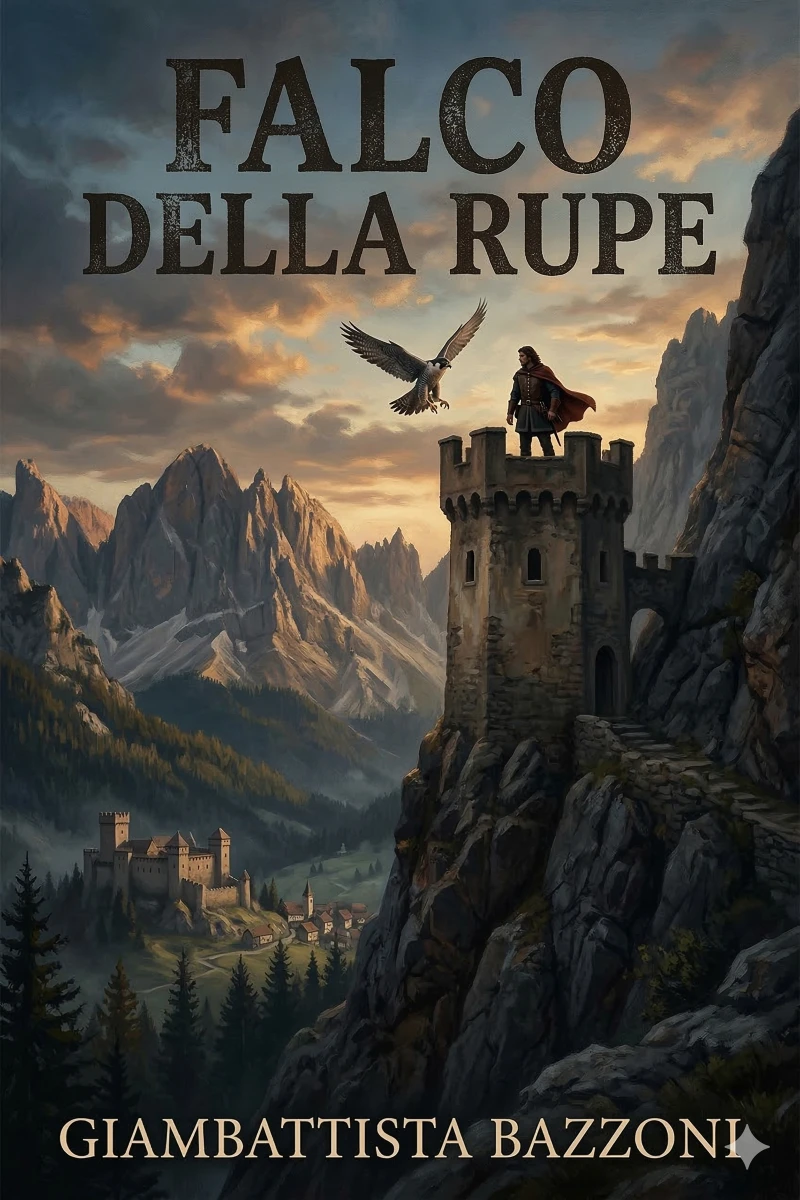 Portada: Falco della rupe; O, La guerra di Musso