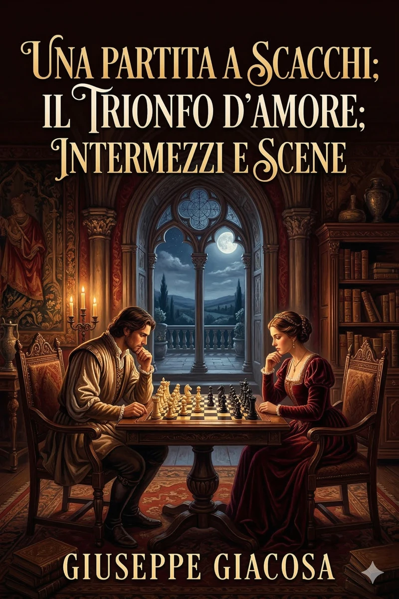 Portada: Una partita a scacchi; Il Trionfo d'amore; Intermezzi e scene