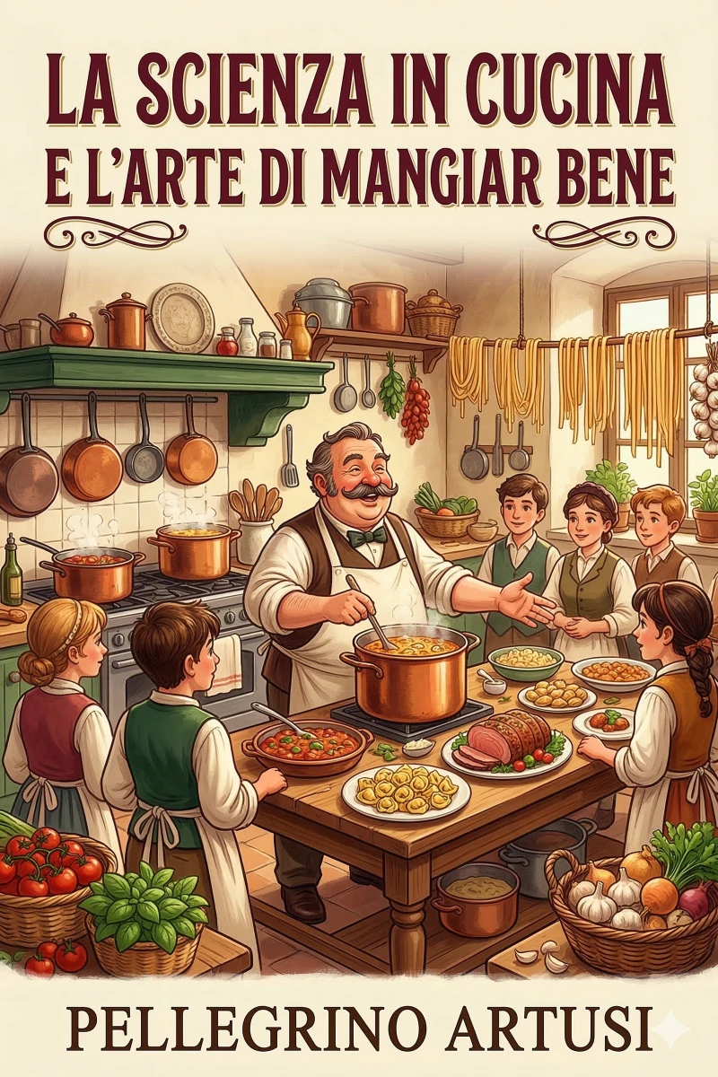 Portada: La scienza in cucina e l'arte di mangiar bene / Manuale pratico per le famiglie