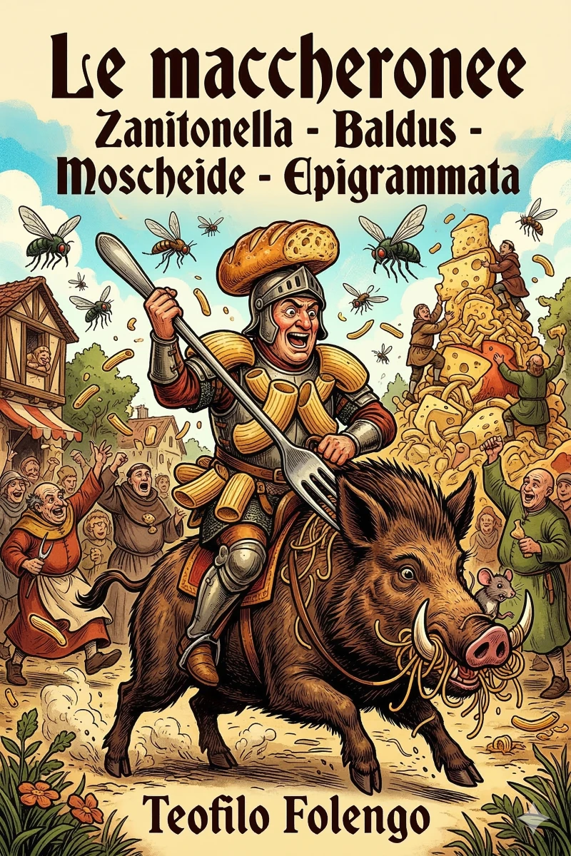 Portada: Le maccheronee / Zanitonella - Baldus - Moscheide - Epigrammata