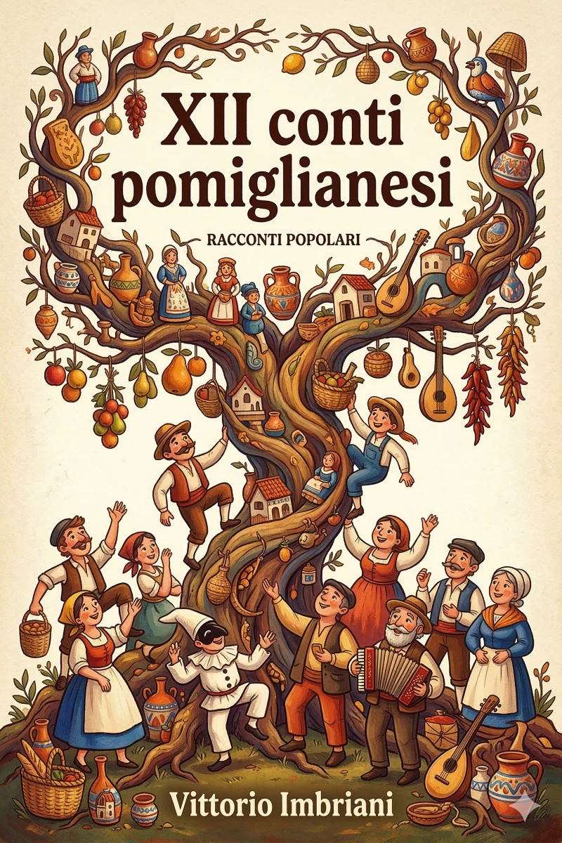 Portada: XII conti pomiglianesi / con varianti avellinesi, montellesi, bagnolesi, milanesi, toscane, ecc.