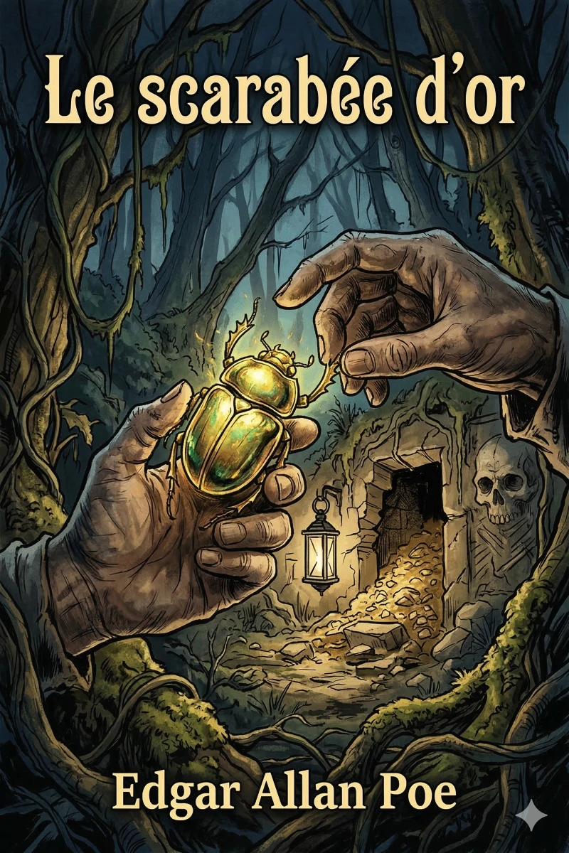 Portada: Le scarabée d'or