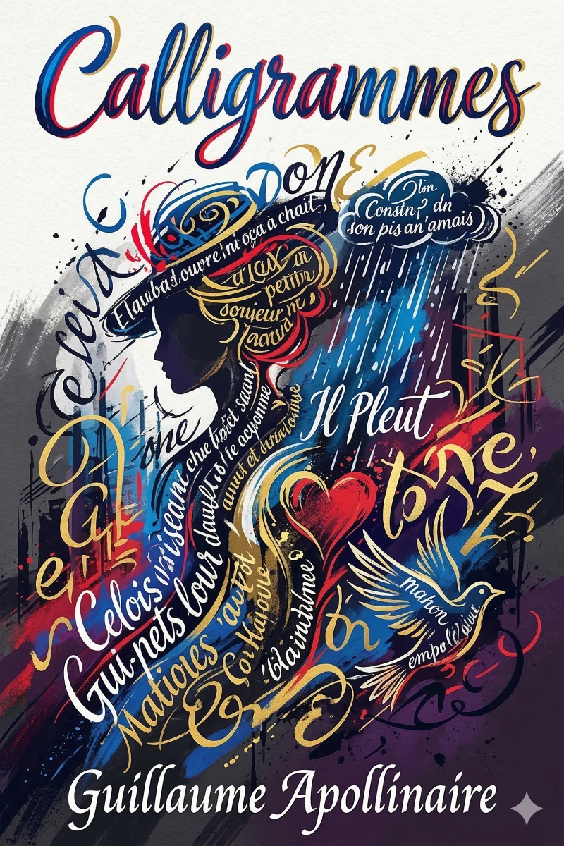 Portada: Calligrammes: Poèmes de la paix et de la guerre (1913-1916)