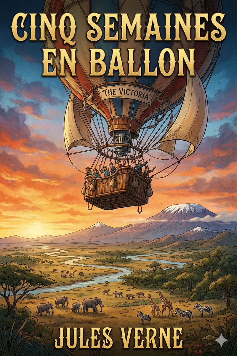 Portada: Cinq Semaines En Ballon