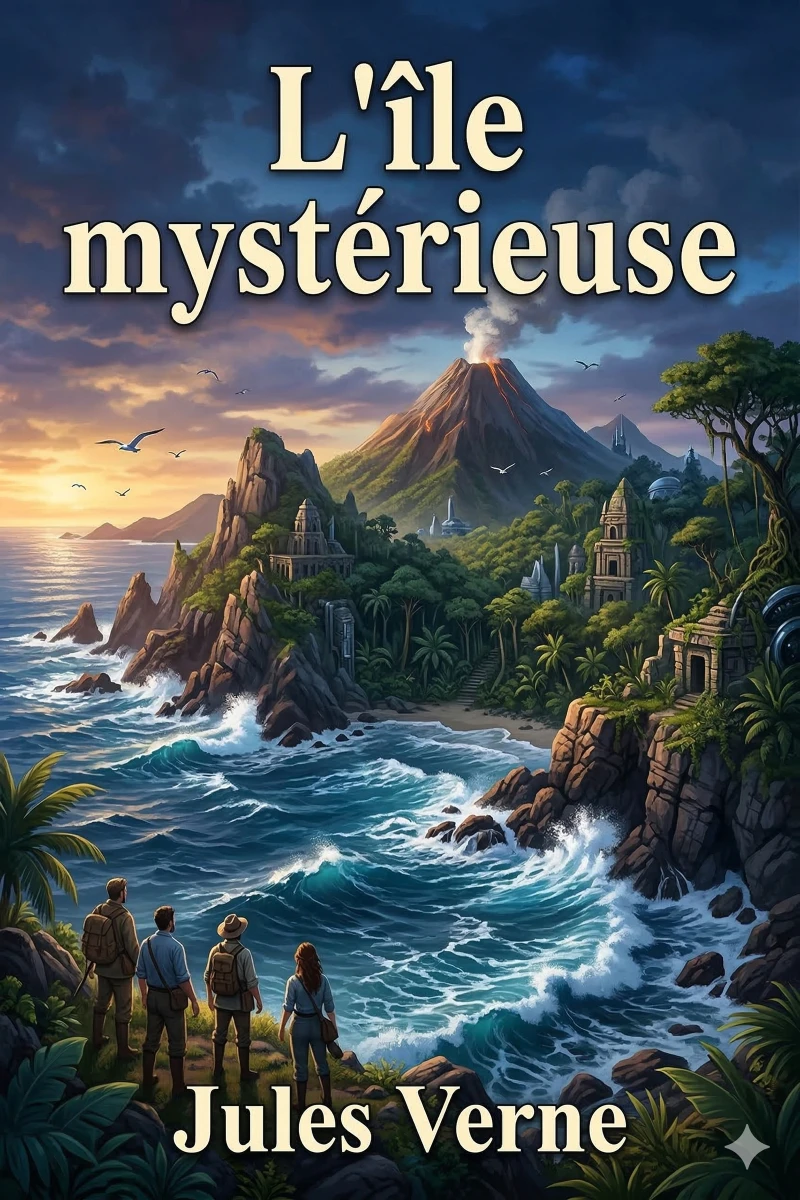 Portada: L'île mystérieuse