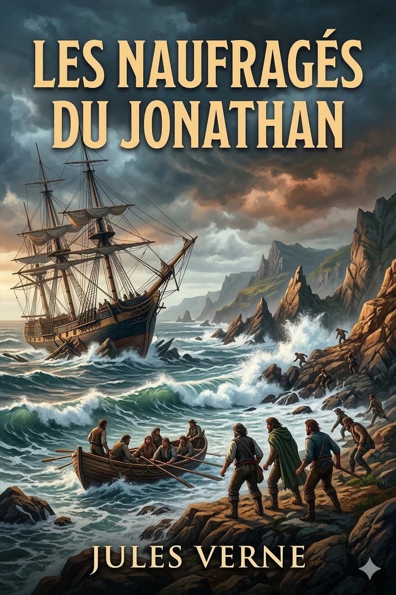 Portada: Les naufragés du Jonathan
