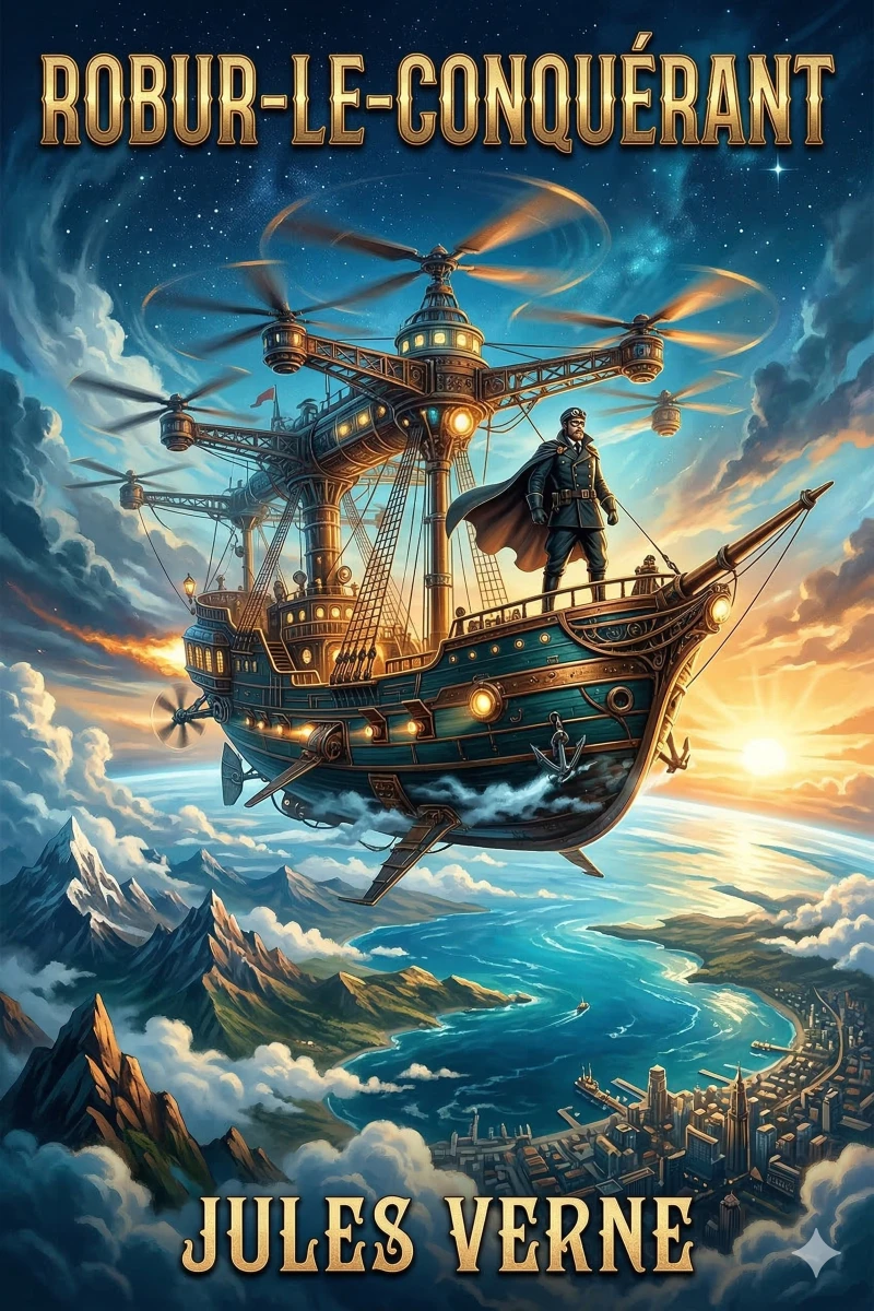 Portada: Robur-le-conquérant