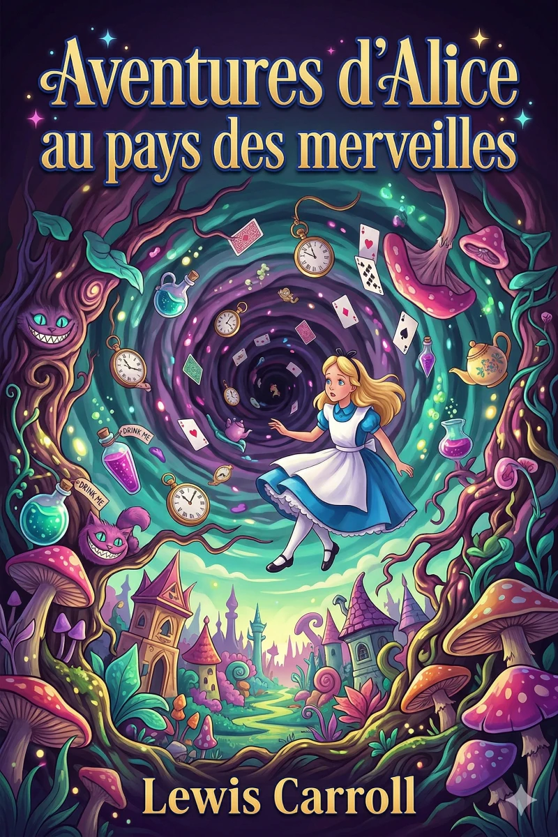 Portada: Aventures d'Alice au pays des merveilles
