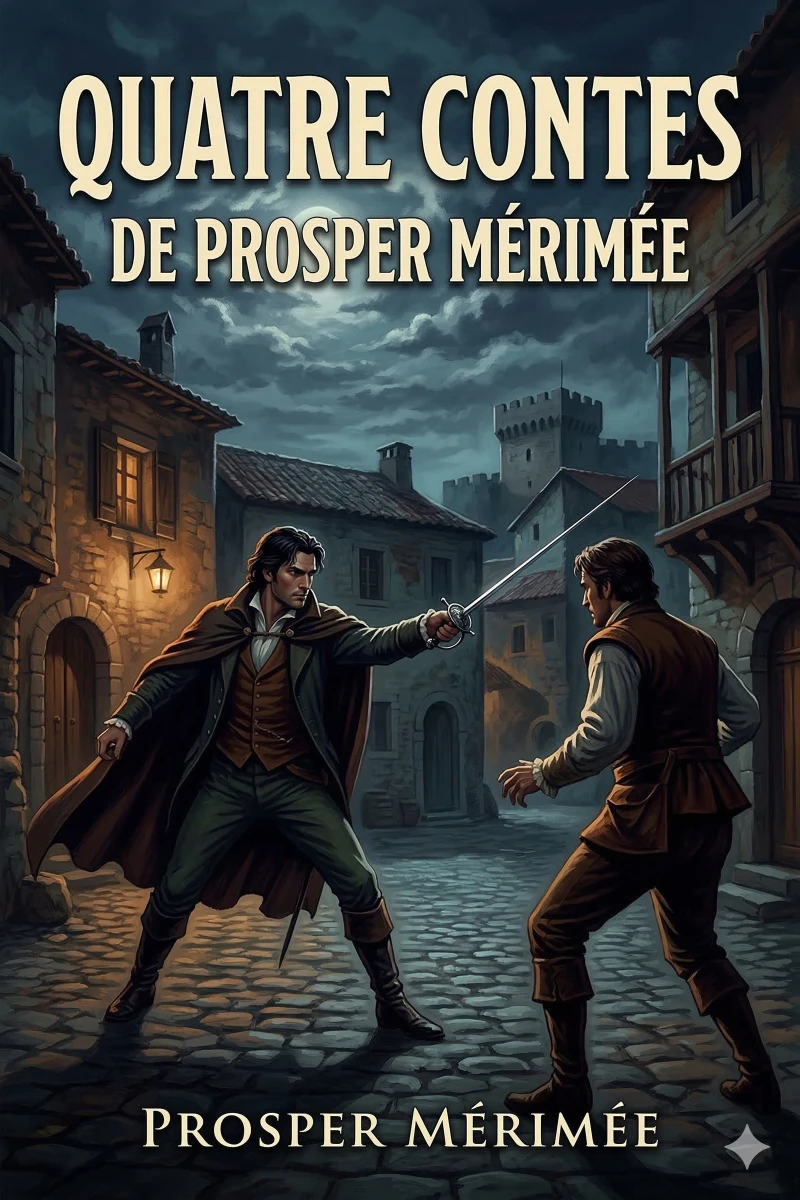 Portada: Quatre contes de Prosper Mérimée