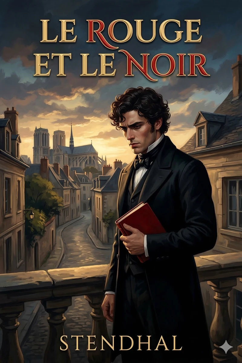 Portada: Le rouge et le noir: chronique du XIXe siècle