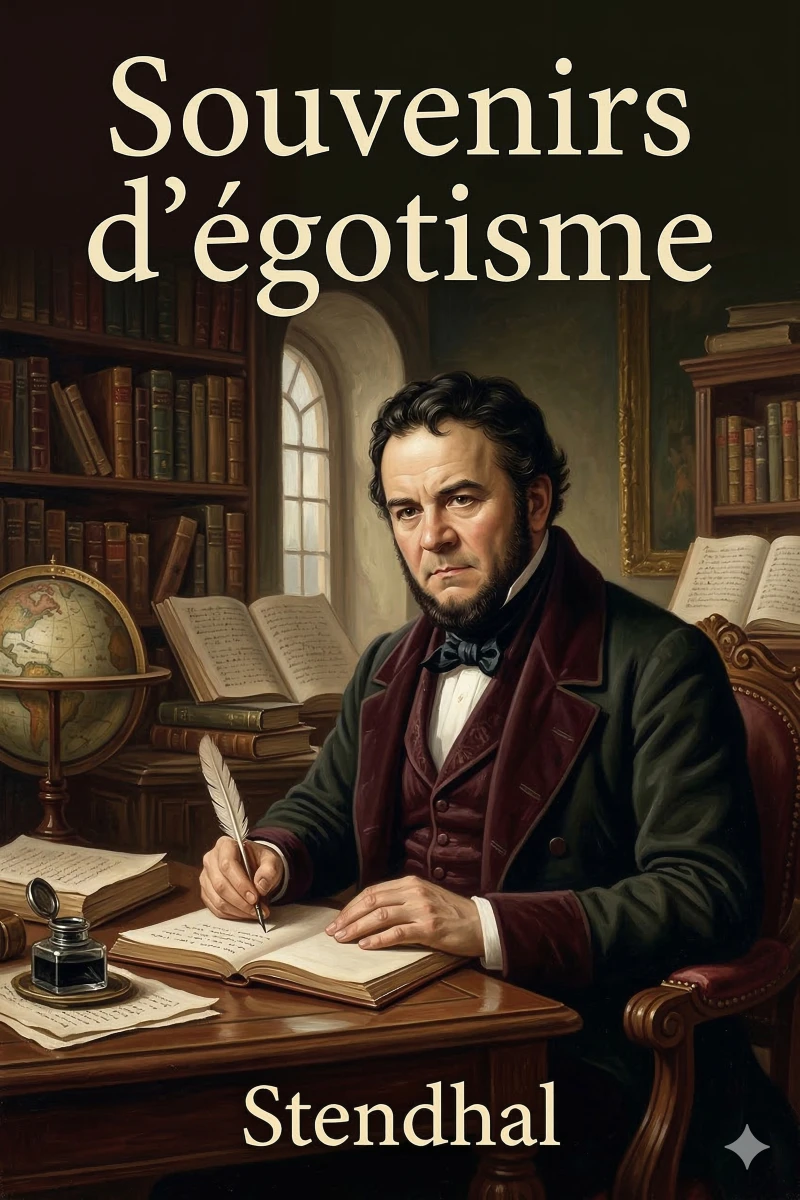 Portada: Souvenirs d'égotisme / autobiographie et lettres inédites publiées par Casimir Stryienski