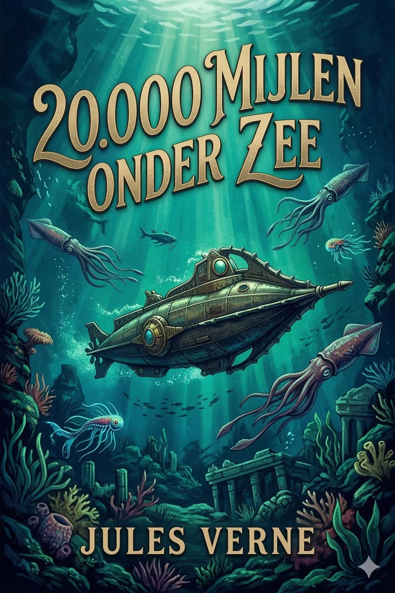 Portada: 20.000 Mijlen onder Zee: Oostelijk Halfrond