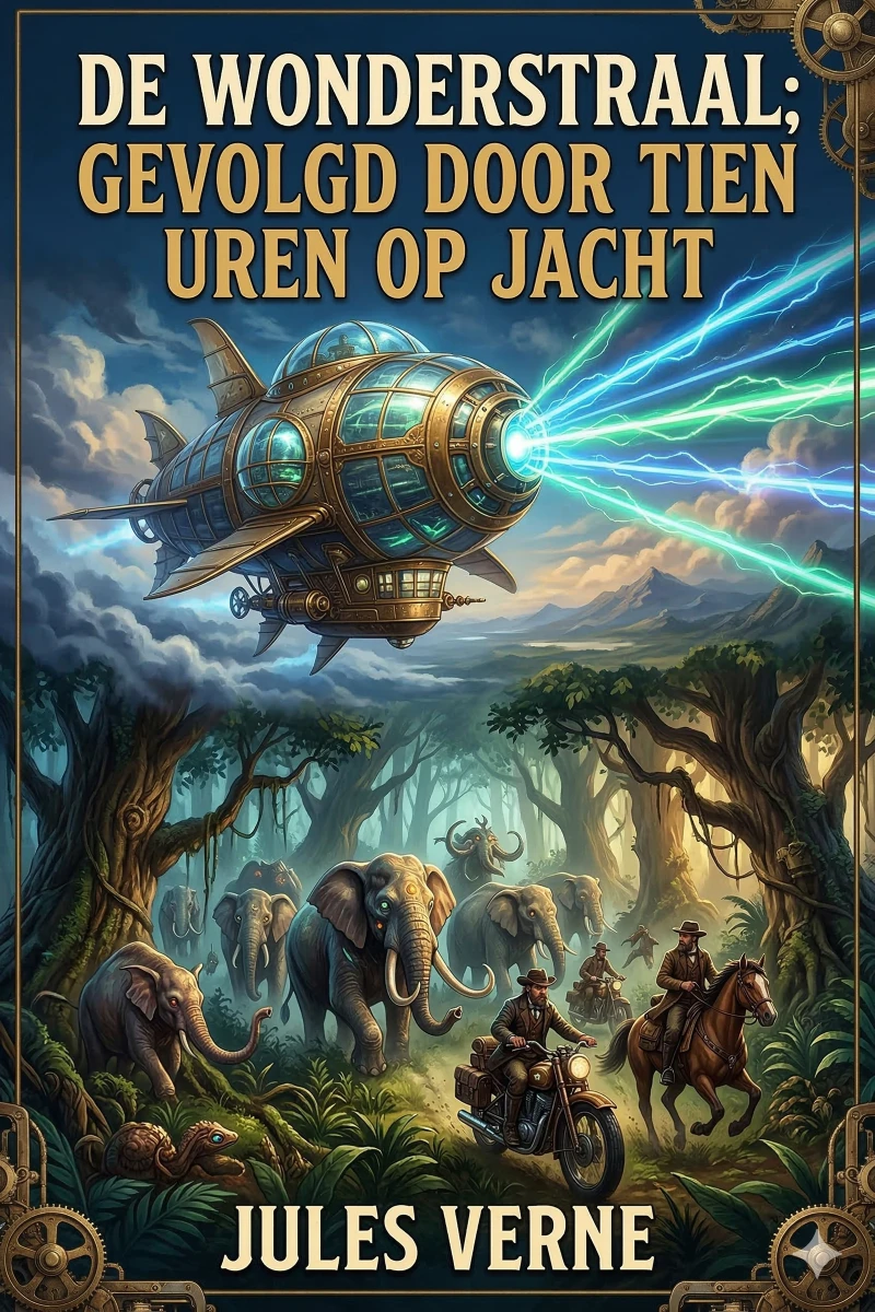 Portada: De wonderstraal; gevolgd door Tien uren op jacht