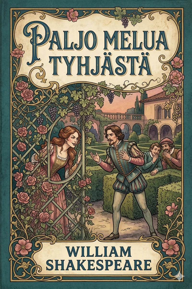 Portada: Paljo melua tyhjästä