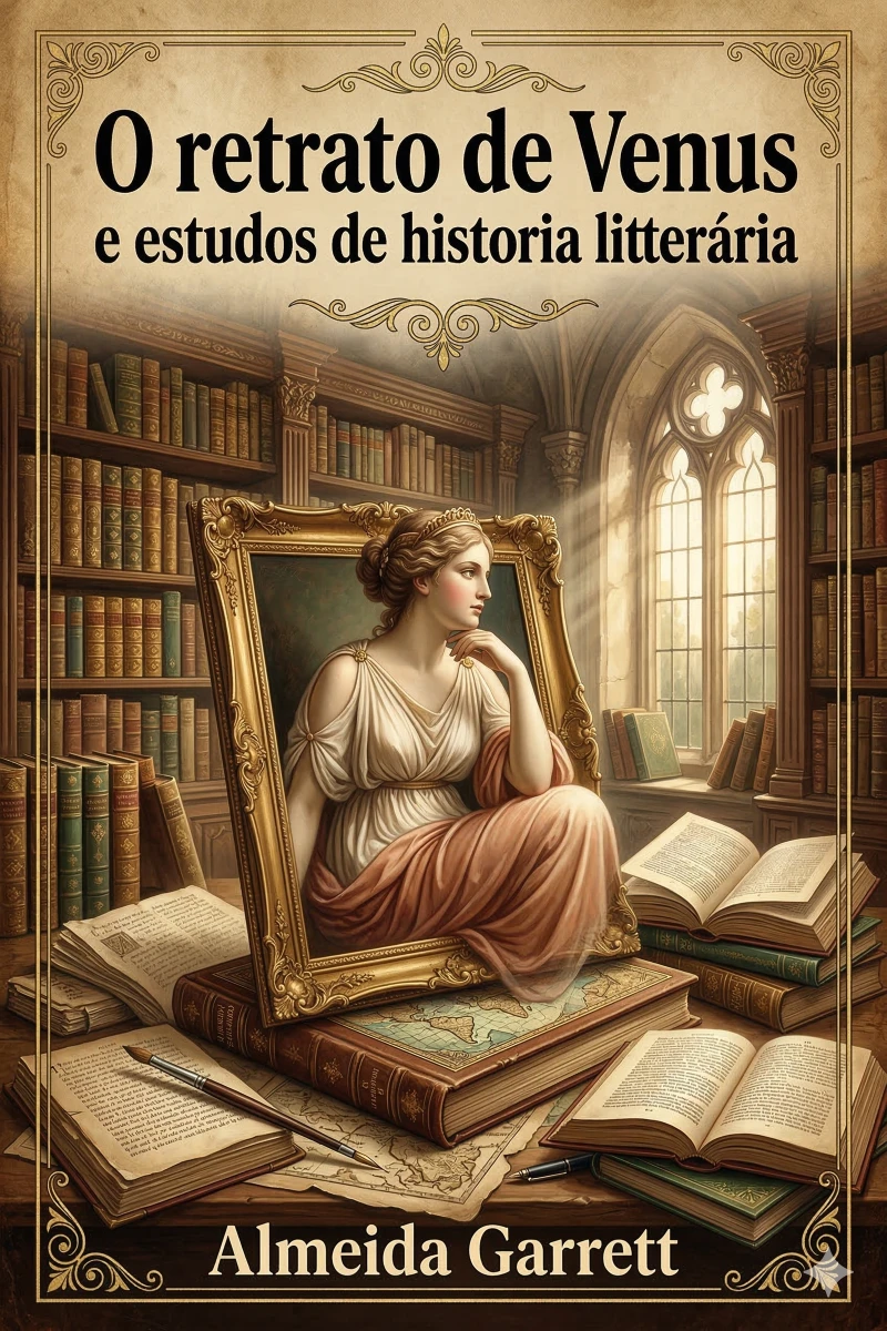 Portada: O retrato de Venus e estudos de historia litterária