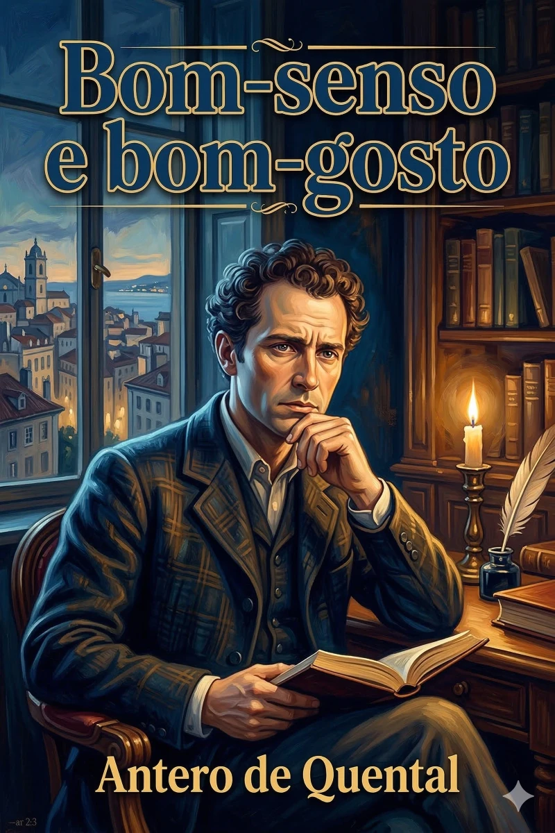 Portada: Bom-senso e bom-gosto / carta ao excelentissimo senhor Antonio Feliciano de Castilho