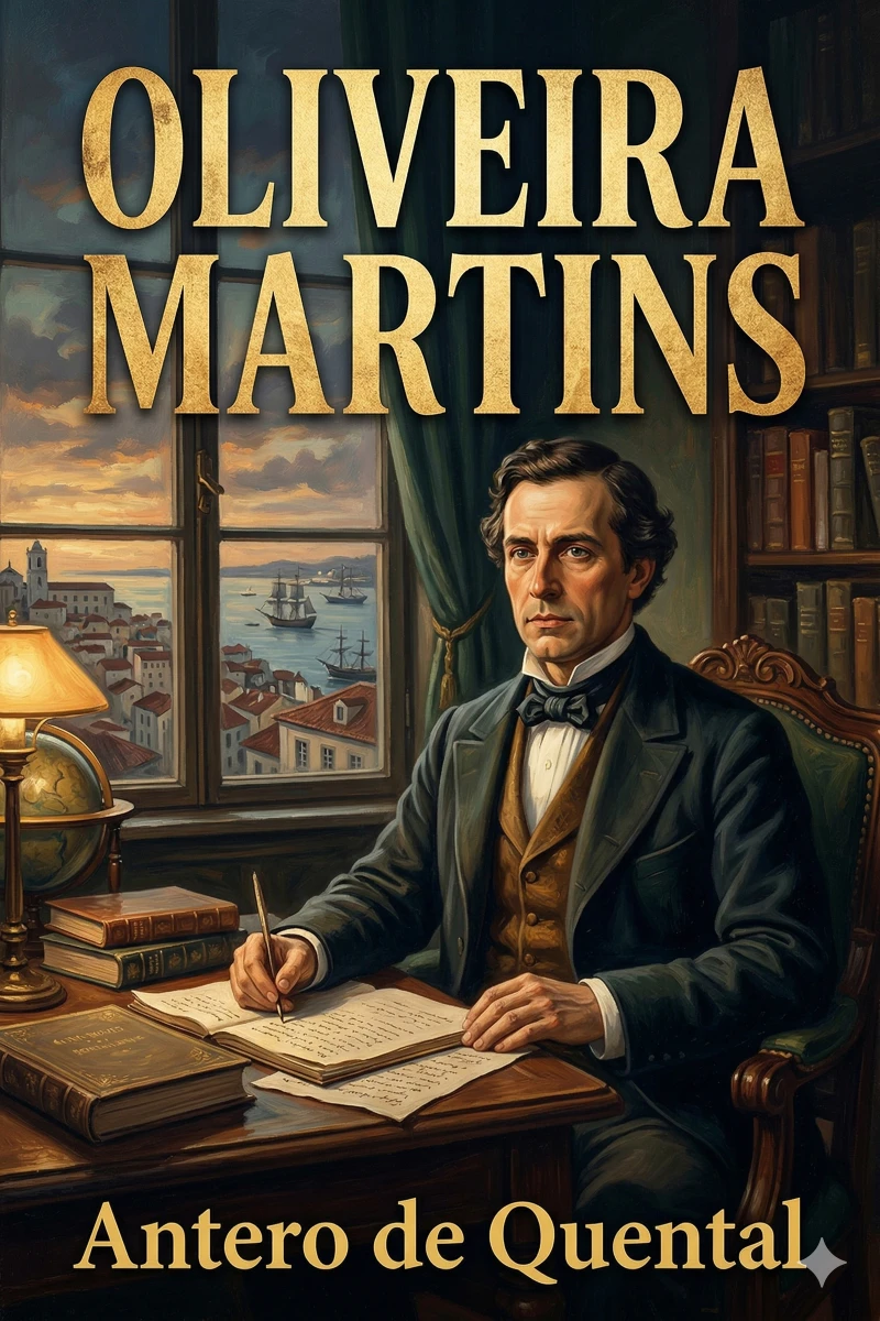 Portada: Oliveira Martins / O critico litterario, o economista, o historiador, o publicista, o politico