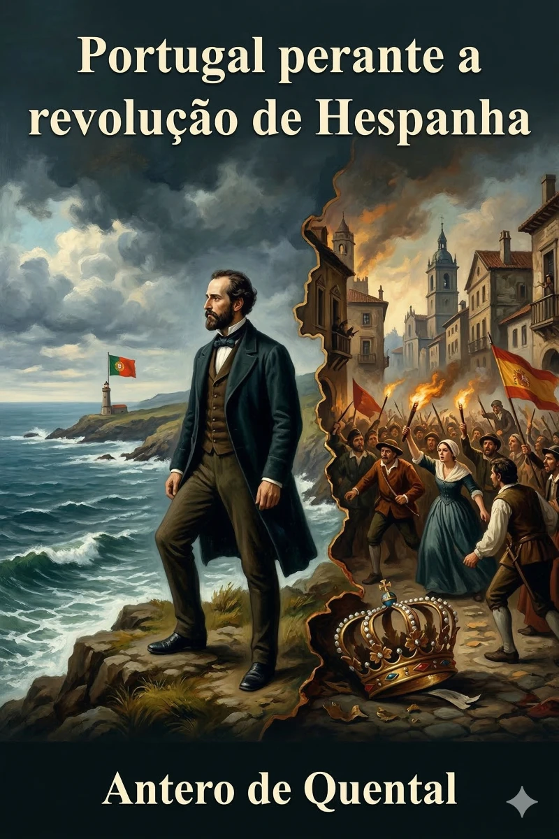 Portada: Portugal perante a revolução de Hespanha / Considerações sobre o futuro da politica portugueza no ponto de vista da democracia iberica