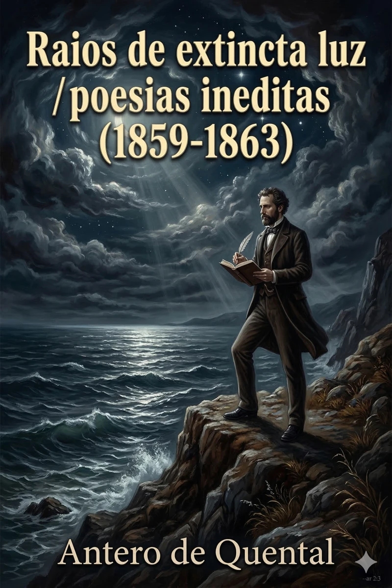 Portada: Raios de extincta luz / poesias ineditas (1859-1863)
