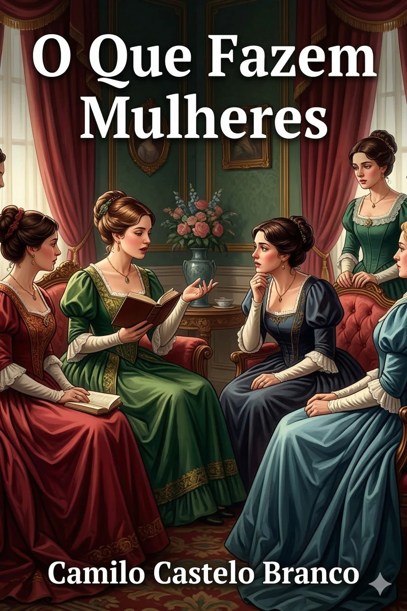 Portada: O que fazem mulheres: Romance philosophico