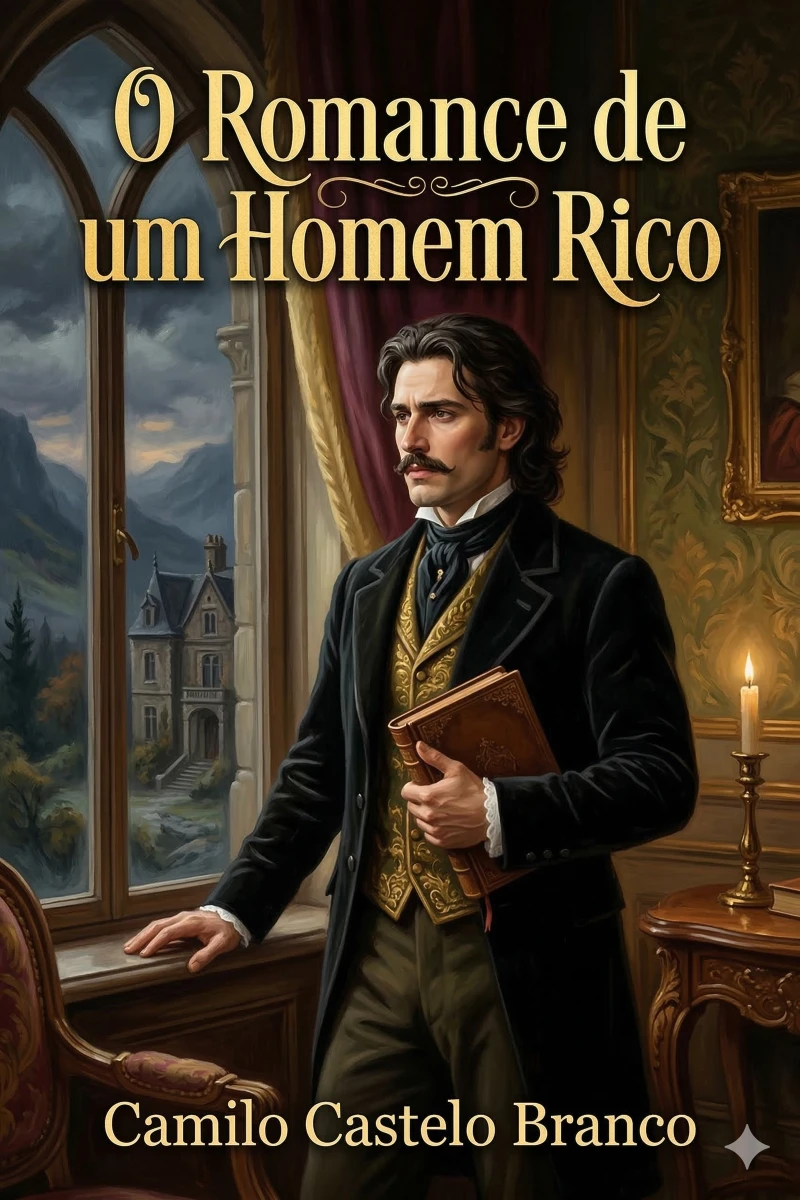 Portada: O Romance de um Homem Rico