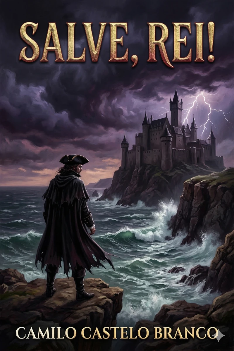 Portada: Salve, Rei! / Poesia de Camillo Castello Branco