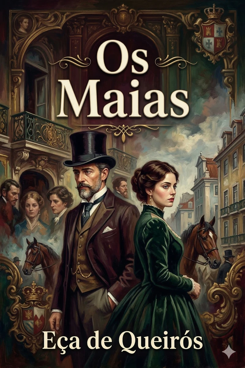 Portada: Os Maias: episodios da vida romantica