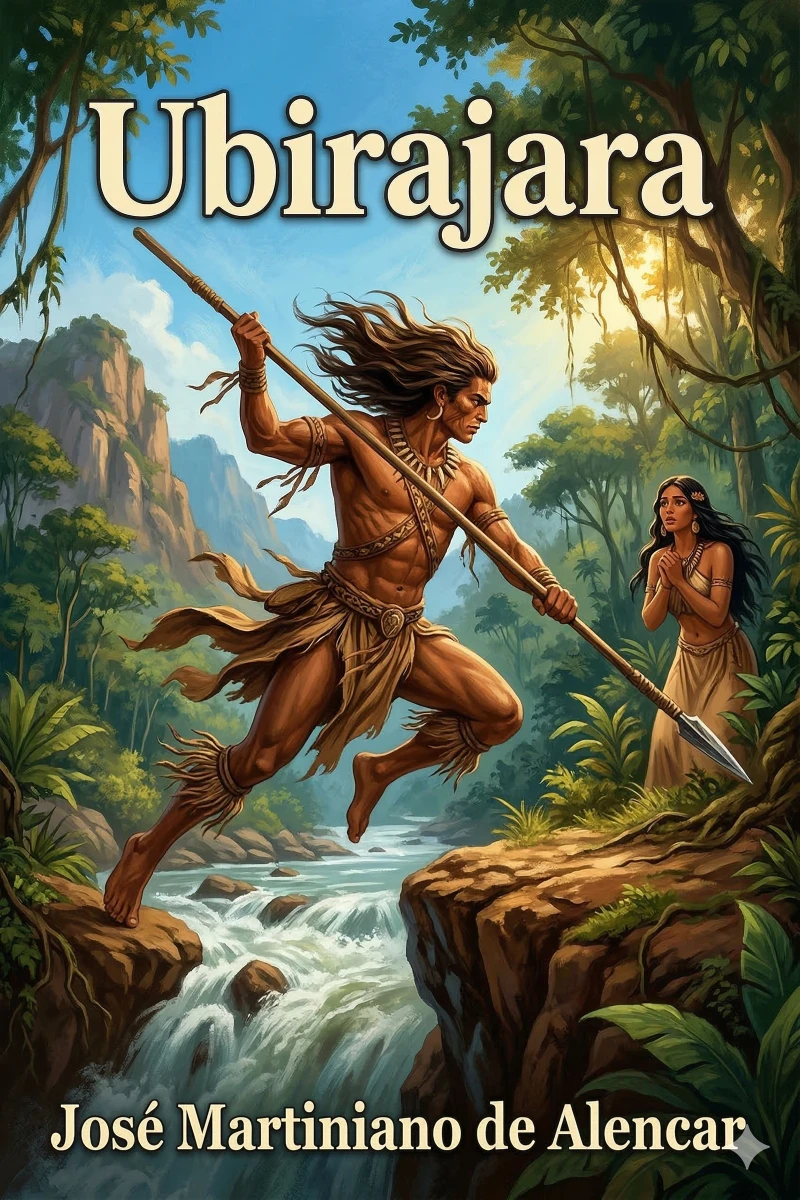 Portada: Ubirajara: Lenda Tupi