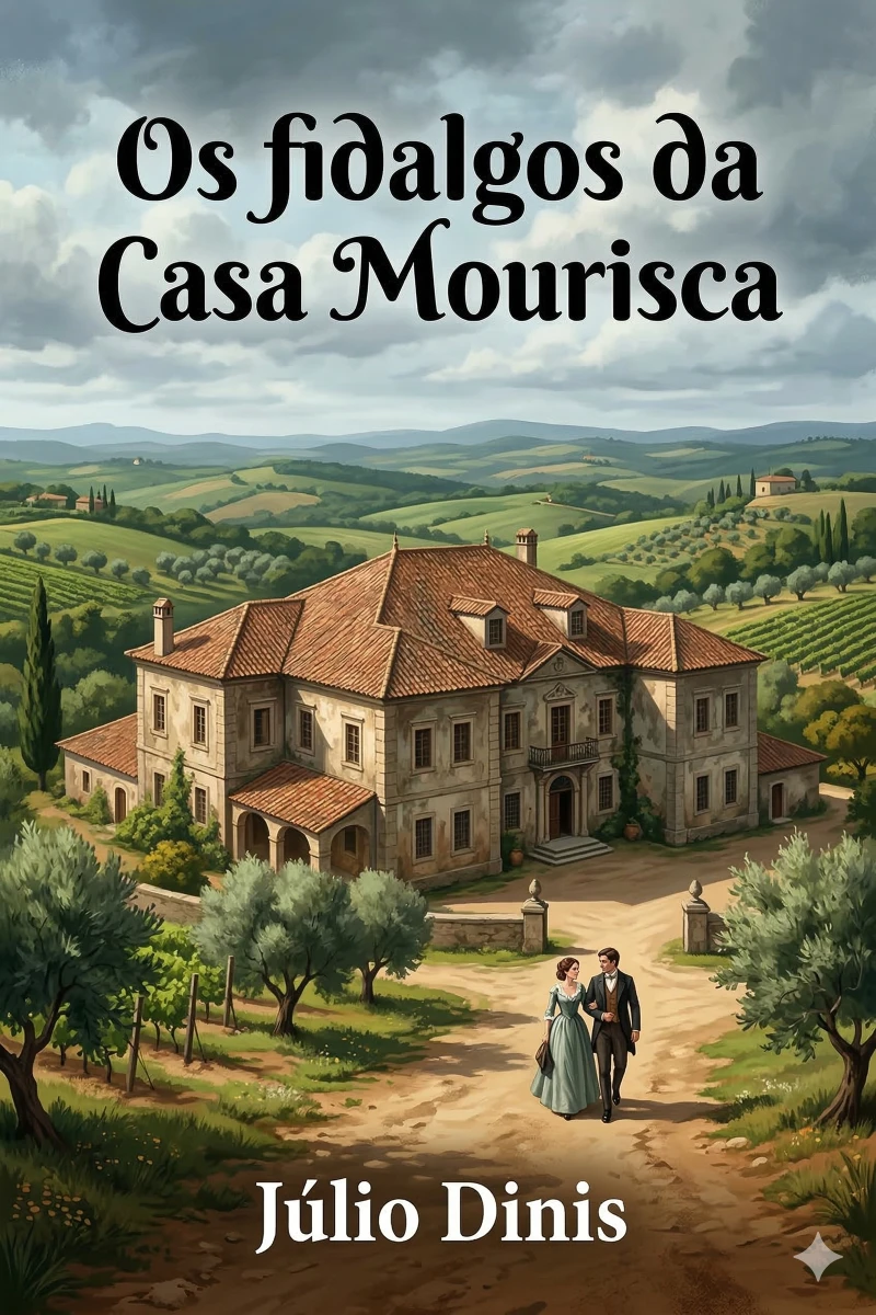 Portada: Os fidalgos da Casa Mourisca / Chronica da aldeia