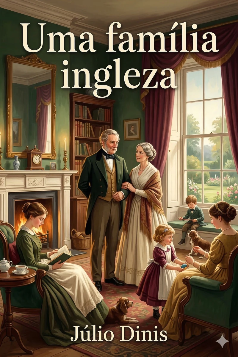 Portada: Uma família ingleza: Scenas da vida do Porto