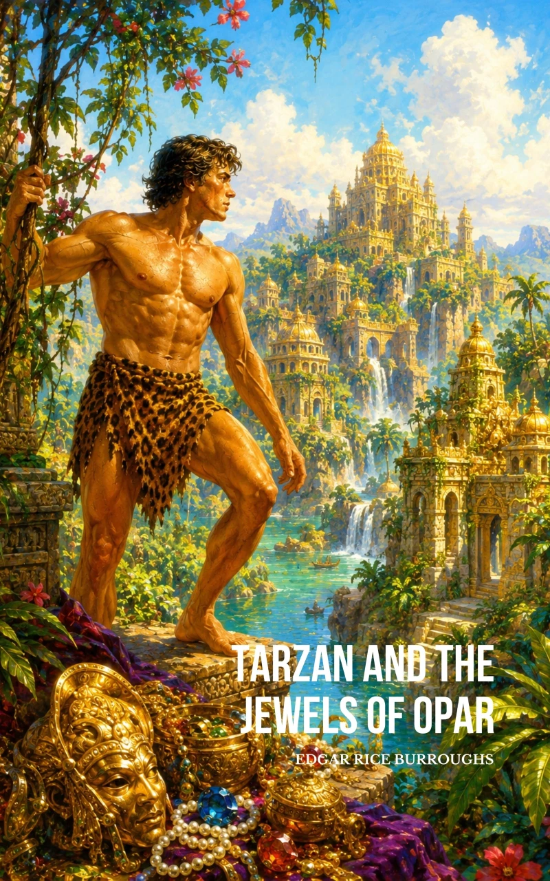 Portada: Tarzan and the Jewels of Opar