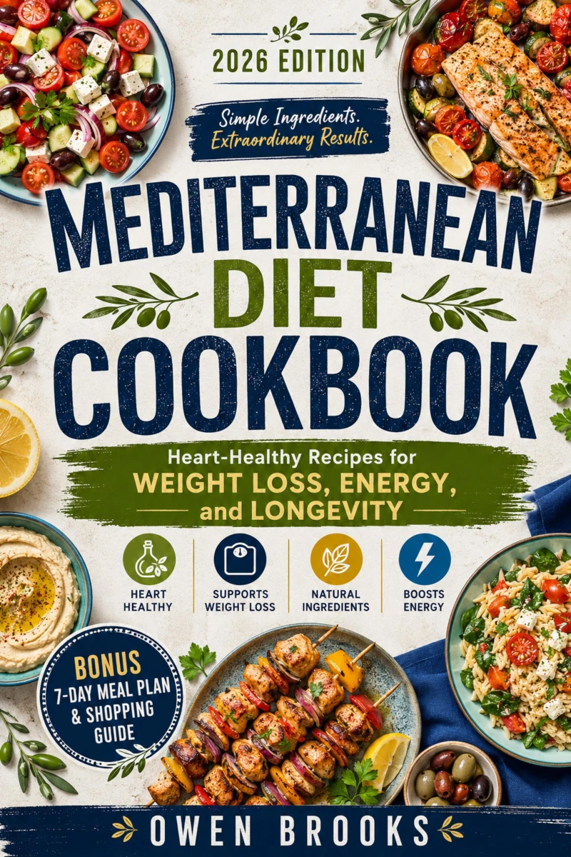 Portada: Mediterranean Diet Cookbook