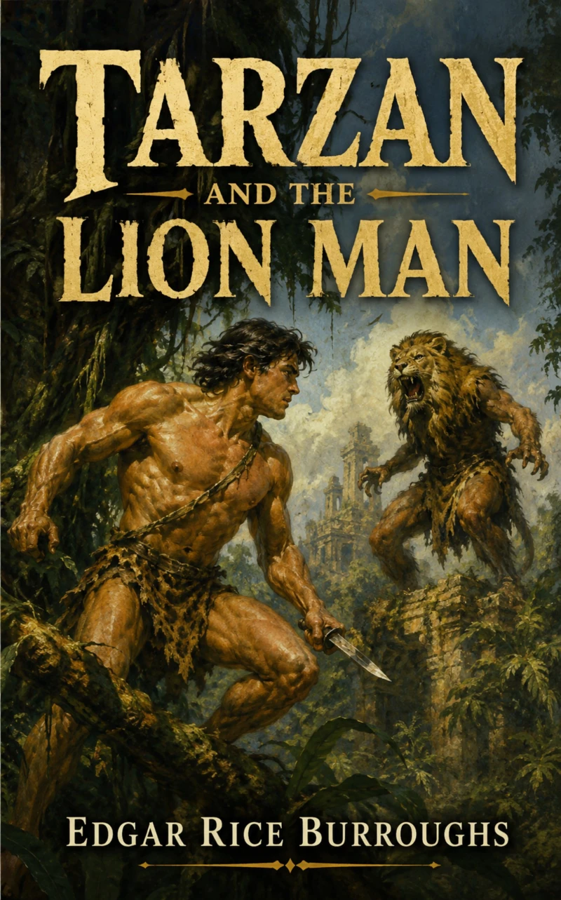 Portada: Tarzan and the Lion Man