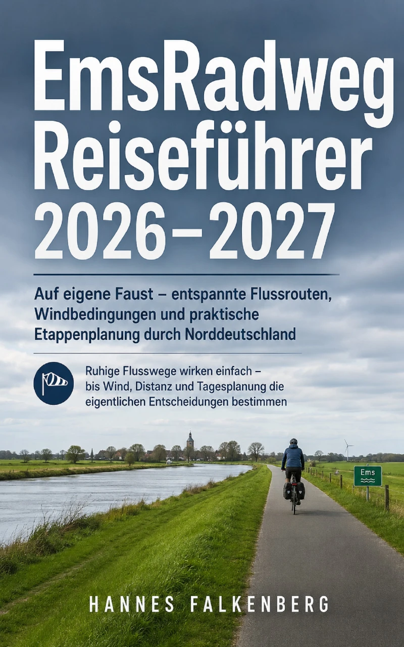 Portada: EmsRadweg Reiseführer 2026–2027