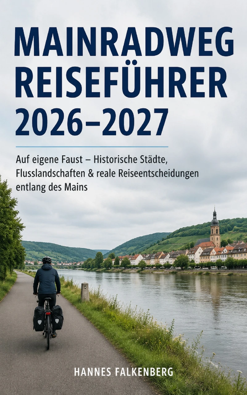 Portada: Mainradweg Reiseführer 2026–2027