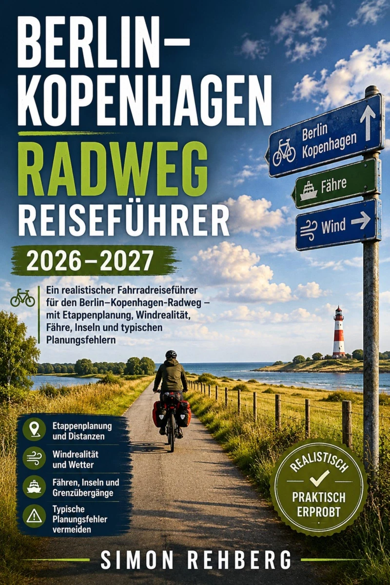 Portada: Berlin–Kopenhagen Radweg Reiseführer 2026–2027