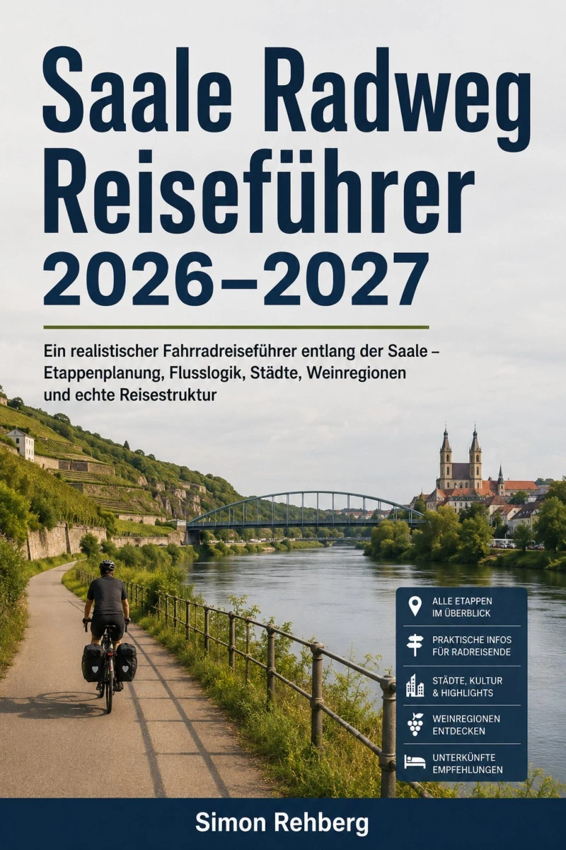 Portada: Saale Radweg Reiseführer 2026–2027