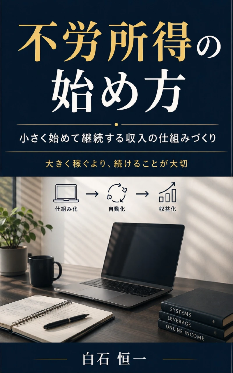 Portada: 不労所得の始め方